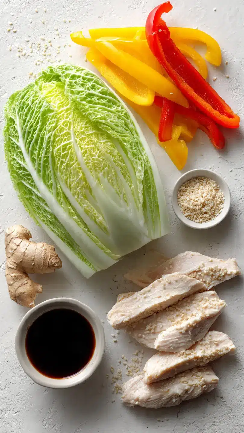 Wuerziges Chinakohl-Pfannengericht