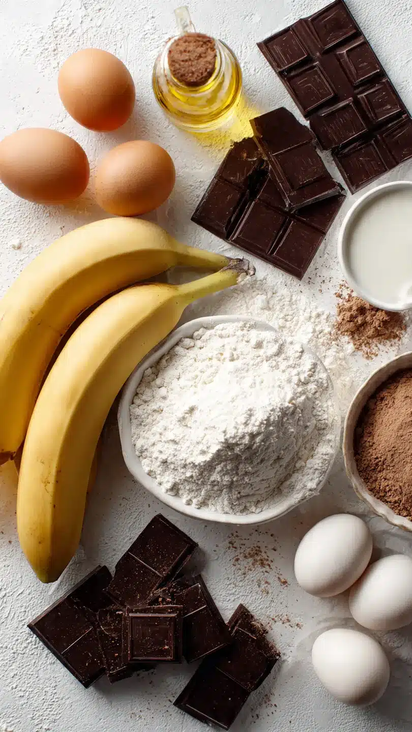 Bananenbrot Mit Schokolade