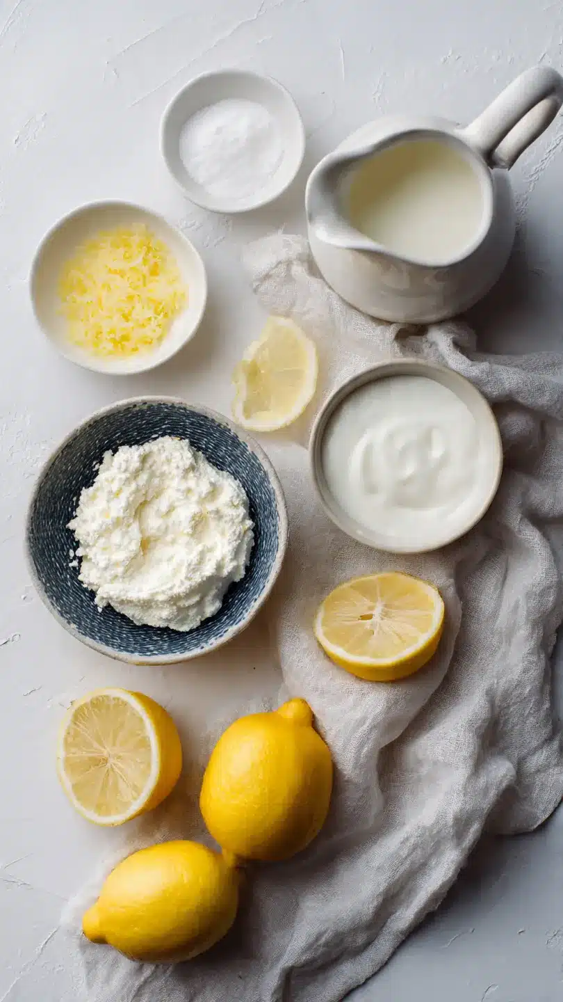Keto Zitronen-Käsekuchen-Creme