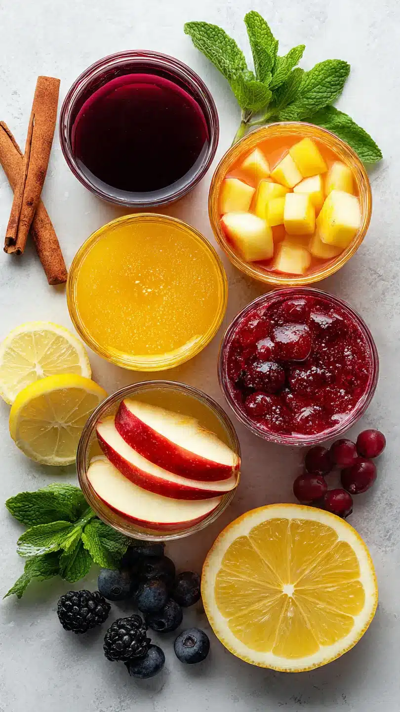 Alkoholfreier Weihnachtssangria