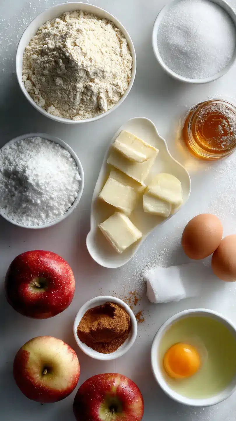 Apfelkuchen mit Mandelmehl