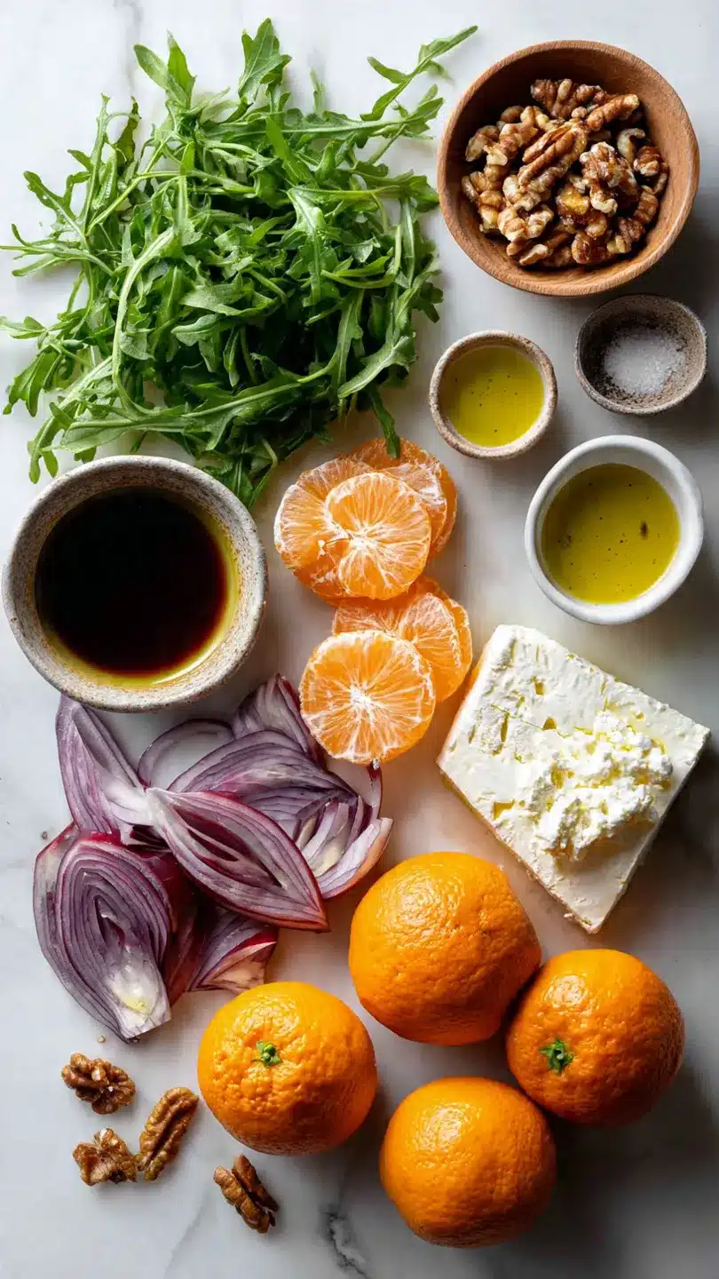 MANDARINEN FETA WINTERSALAT