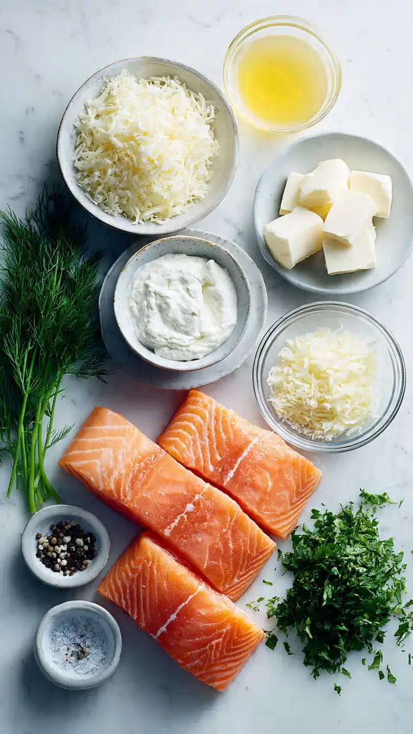 Lachs Sahne Gratin selber machen