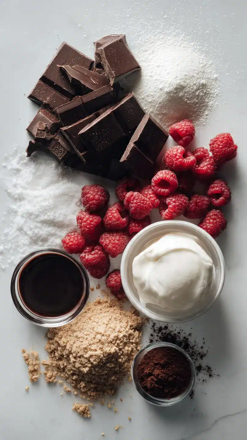 Schokoladen Himbeer Mousse Torte