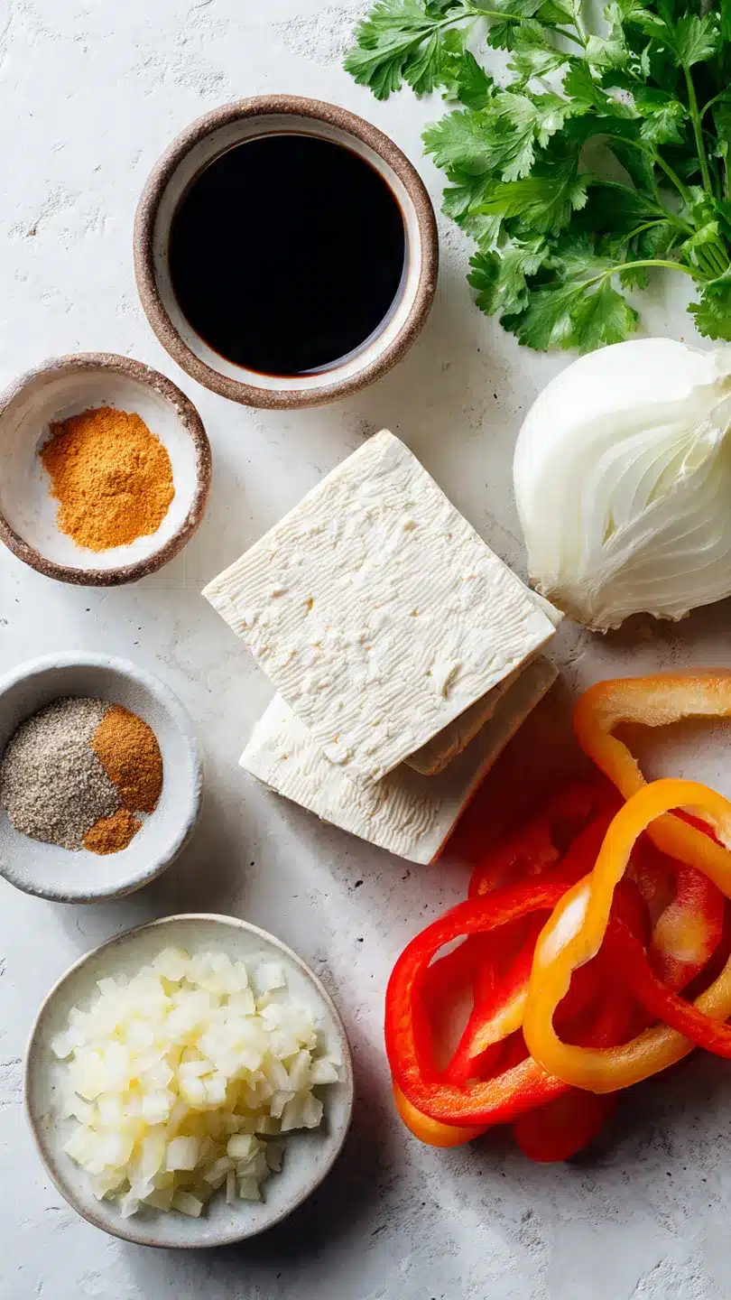 Tofu in cremiger Kokossoße