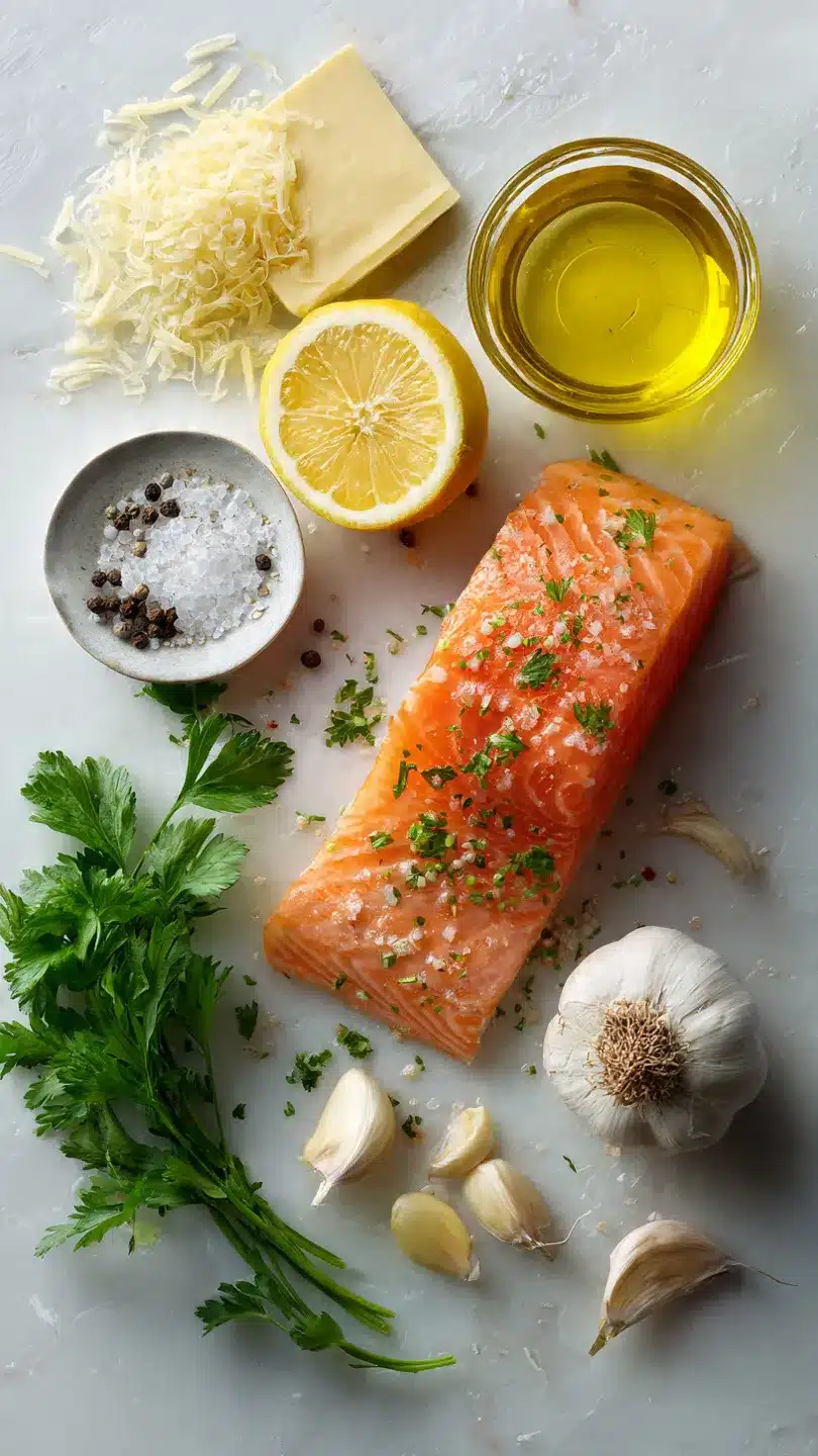 Knuspriger Lachs mit Knoblauch-Parmesan-Kruste genießen