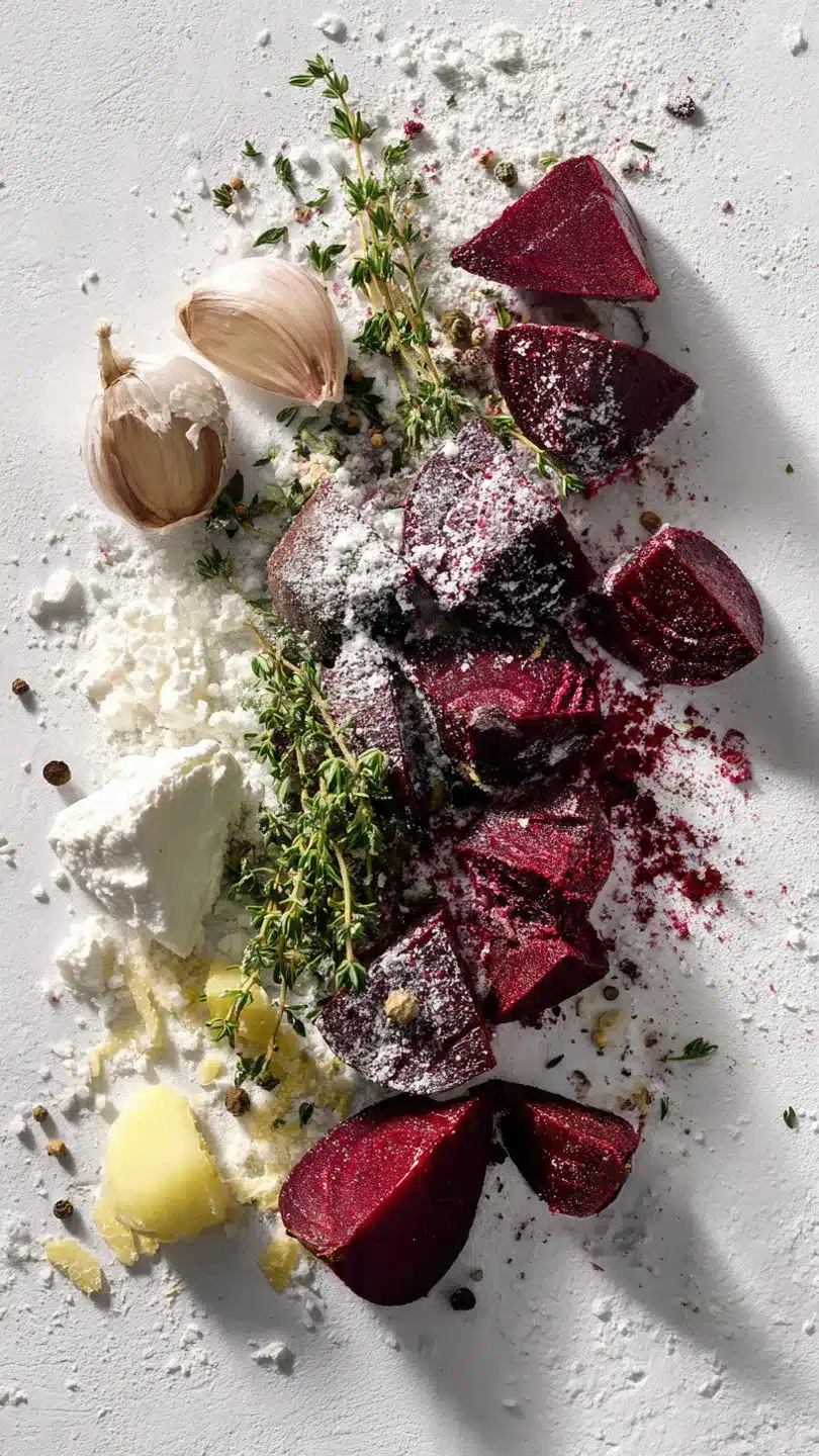 Rote-Bete-Gratin mit Ziegenkäse und lecker