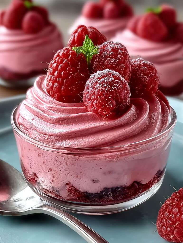 Unglaubliches Himbeer Mousse: Kinderleicht & Blitzschnell mit Agar-Agar