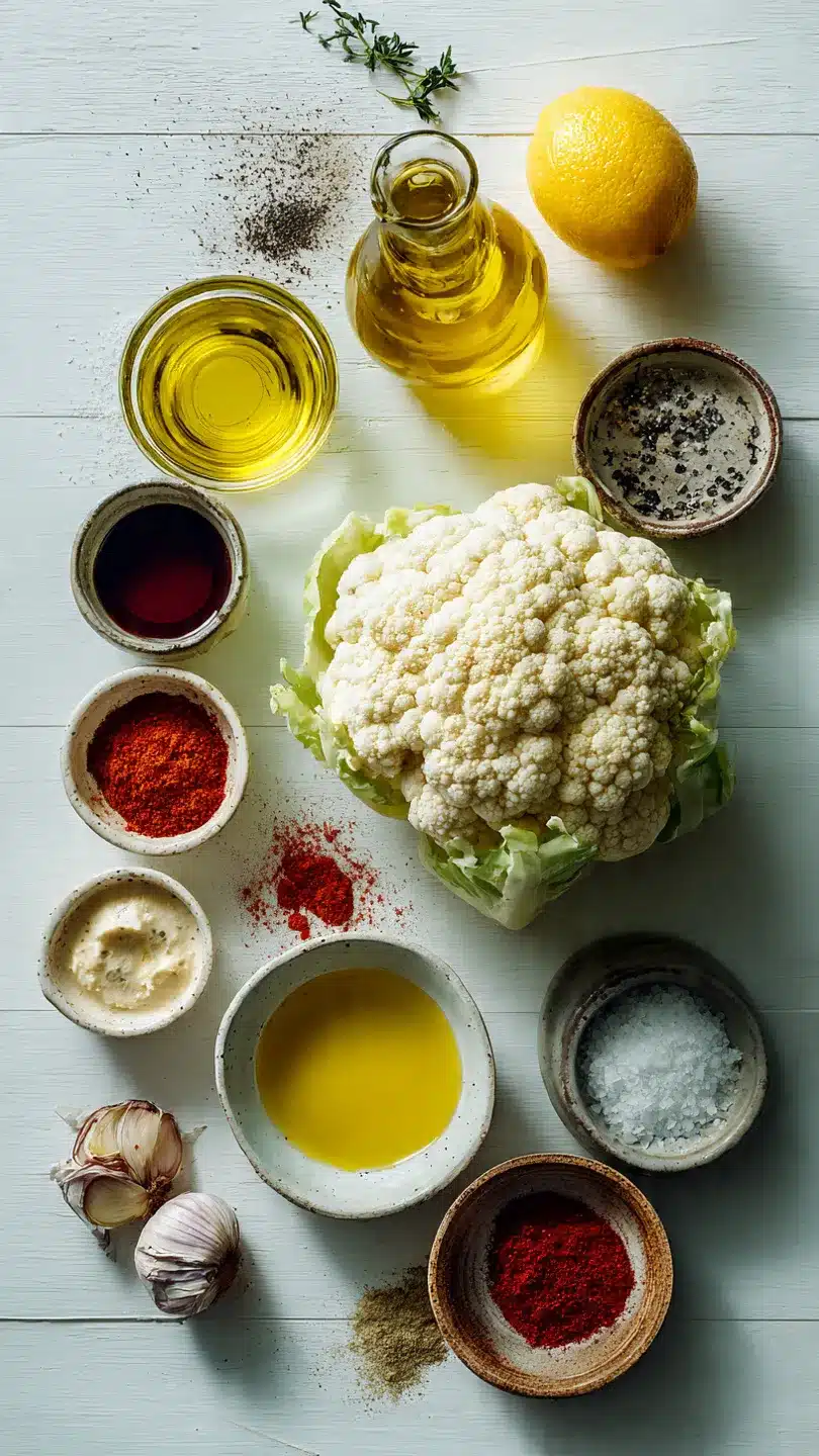 Blumenkohlsteak mit würziger Pfefferrahmsauce