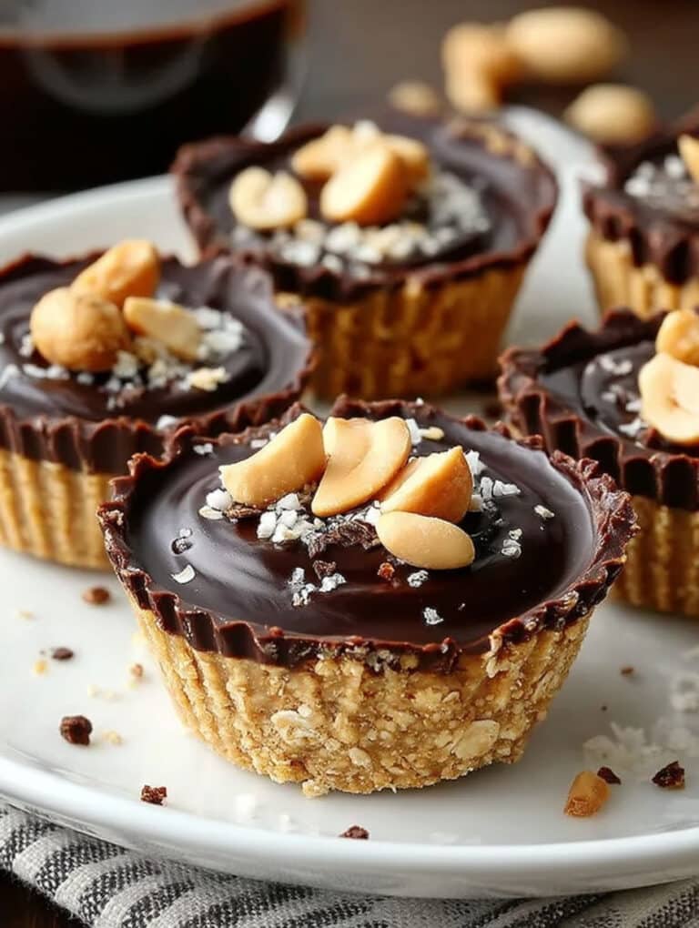Gesunde Haferflocken-Erdnussbutter-Cups: Schnelles & einfaches Rezept für Snack-Liebhaber