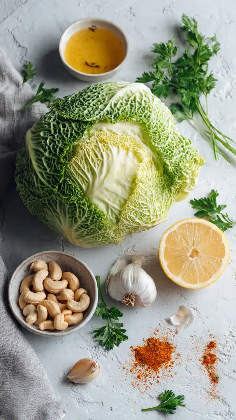 Überbackener Spitzkohl – vegan & glutenfrei