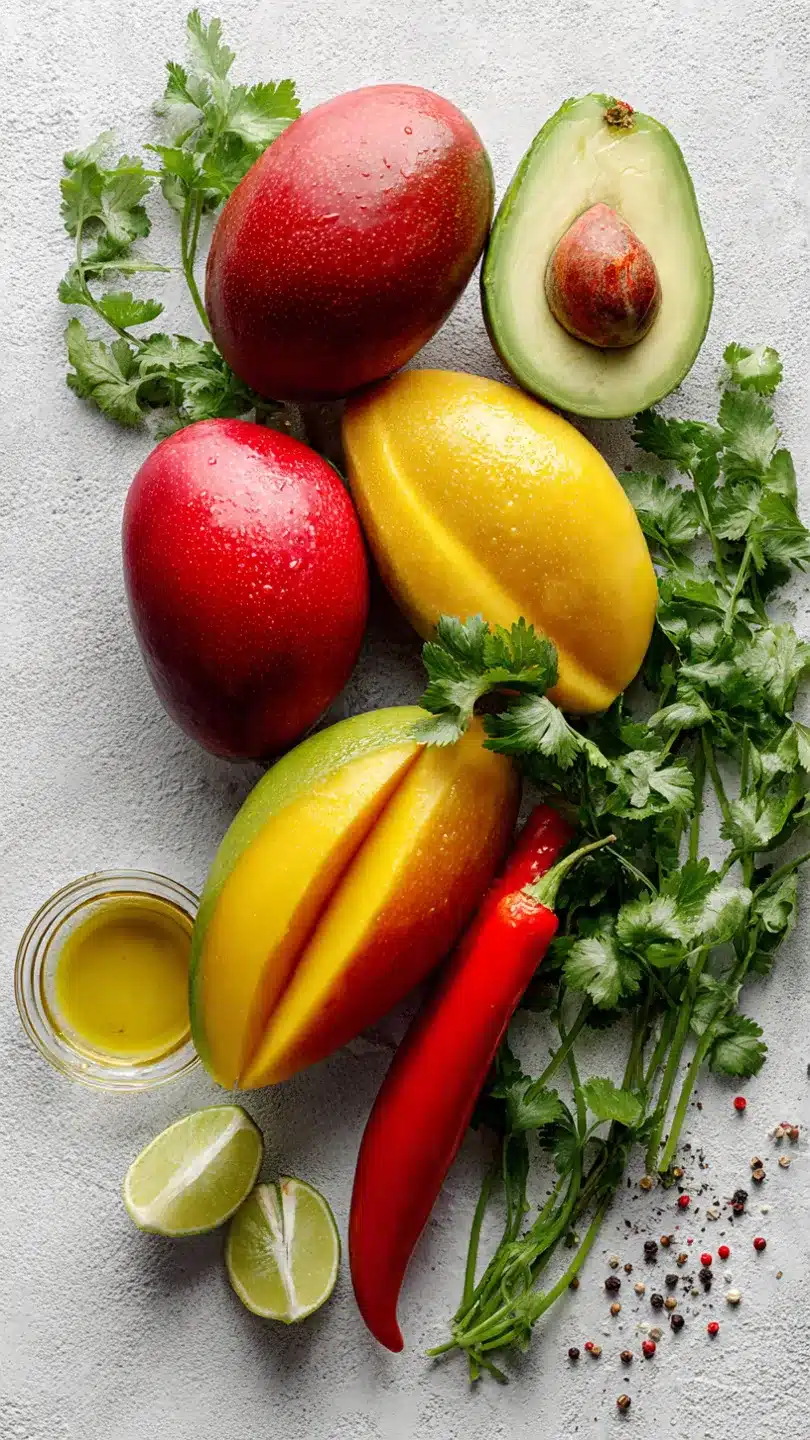 Tropischer Mango Salat Genuss