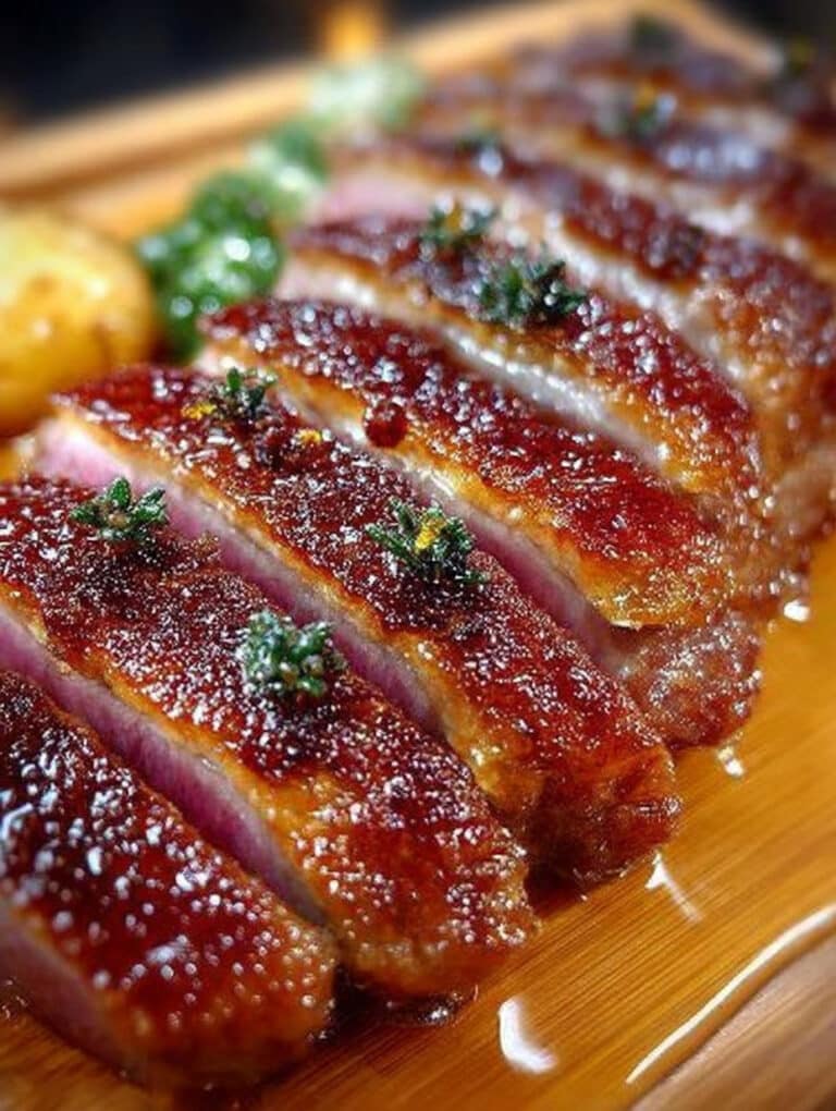 Honigglasierte Entenbrust Rezept: Einfach, schnell & festlich genießen