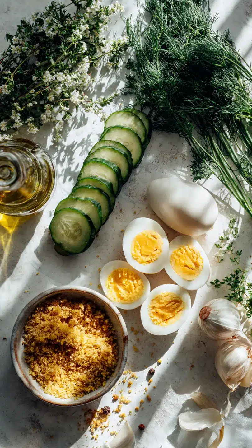 Airfryer Kohlrabi Schnitzel Kräuter