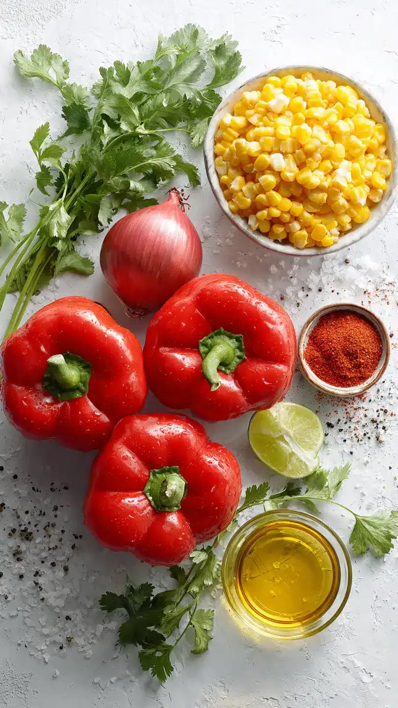 Schneller Paprika-Mais-Salat zum Grillen