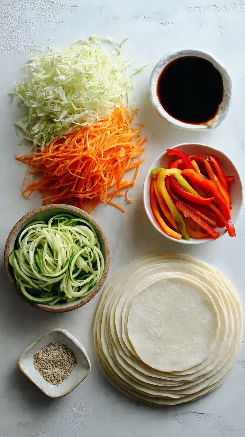 KNUSPRIGE GEMÜSE Frühlingsrollen