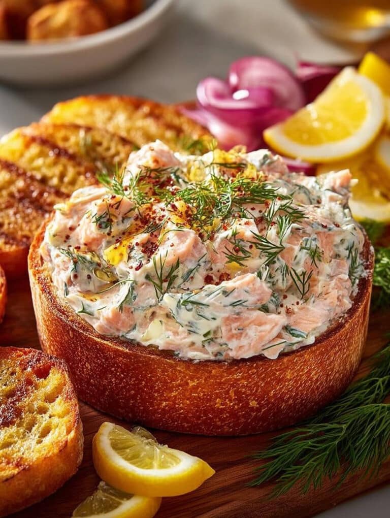 Cremiger Lachs-Dill-Aufstrich: Einfaches Rezept mit geräuchertem Lachs
