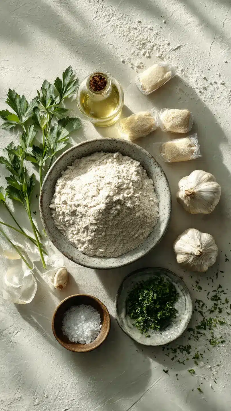 Ungarische Langos mit Knoblauch