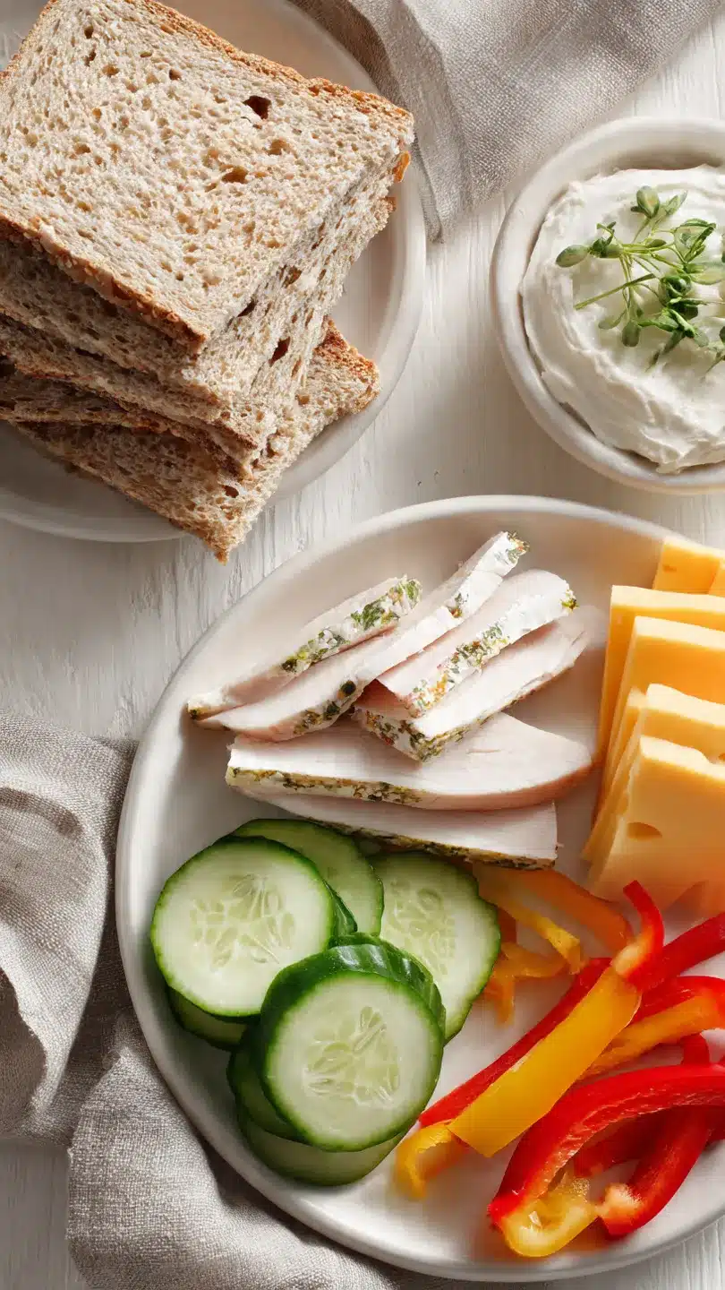 Philadelphia Wraps mit Kochschinken, Käse und Gurken – Frisch, lecker und voll im Geschmack!