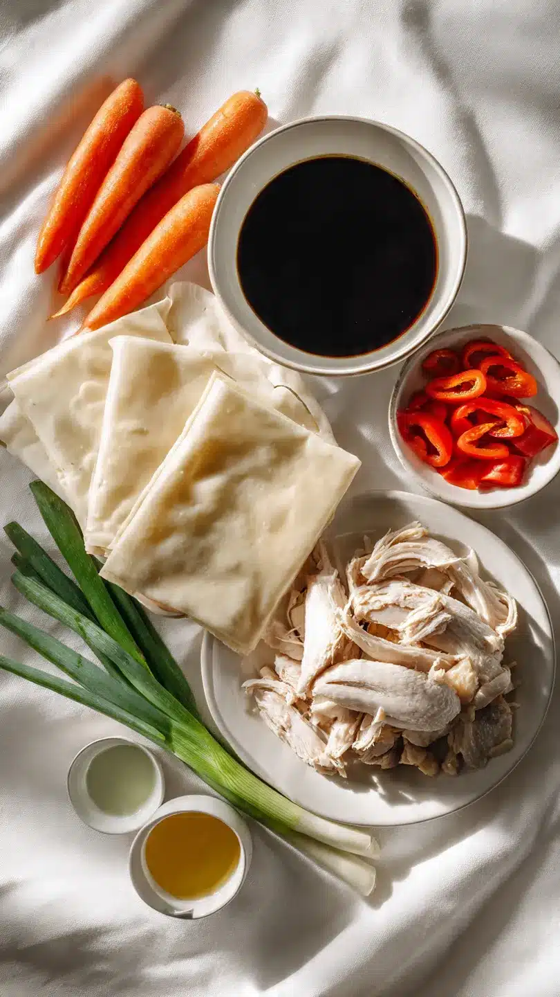 Knusprige Hähnchen-Frühlingsrollen in 15 Minuten aus der Heißluftfritteuse