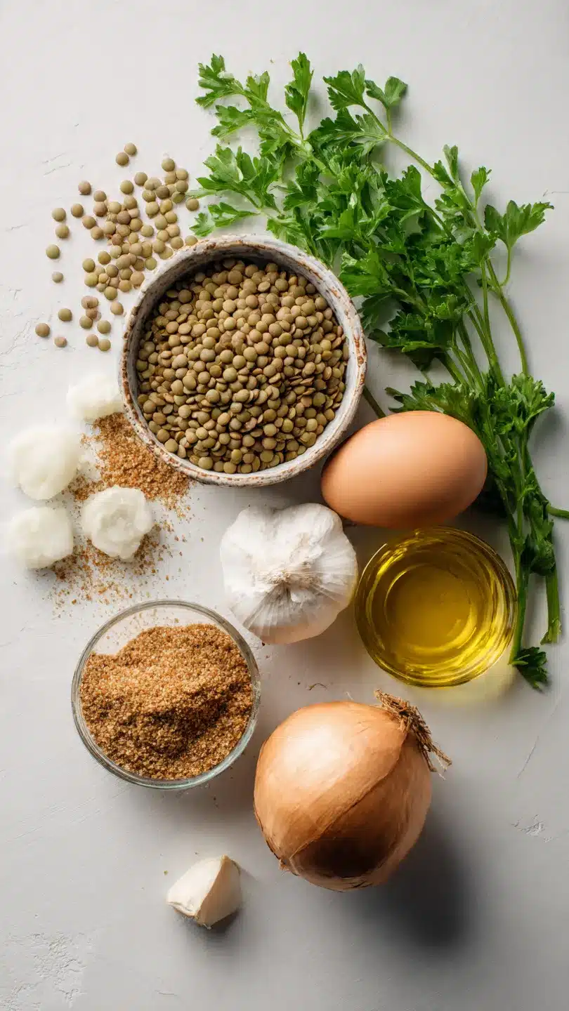 Knusprige Linsenkroketten