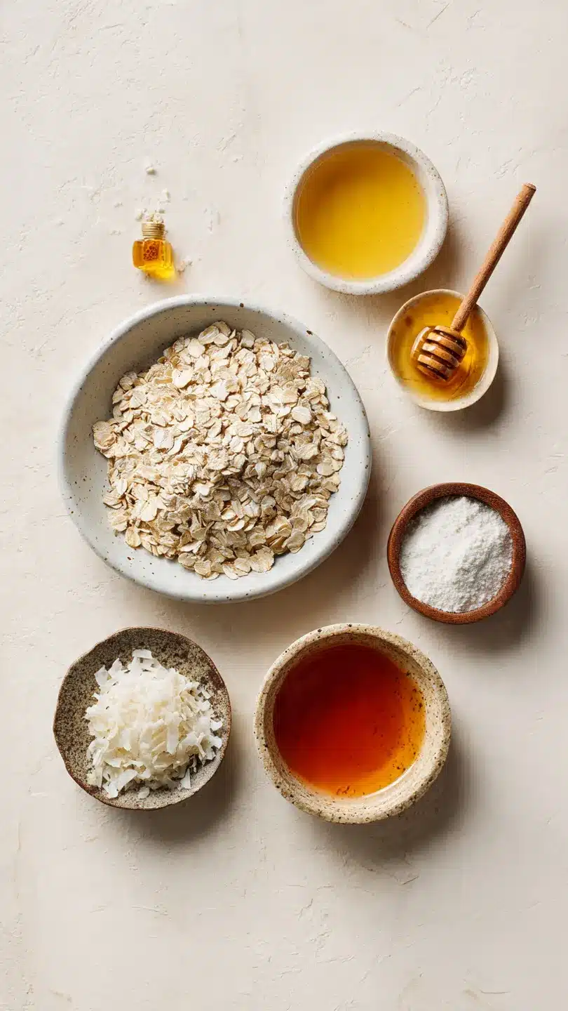 Zuckerfreie Kokos-Hafer-Kekse