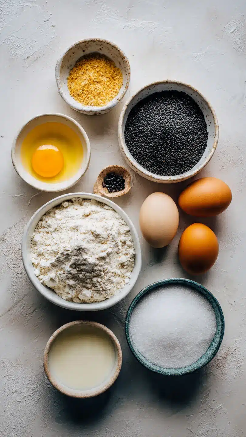 Super schneller Mohnkuchen ohne Boden