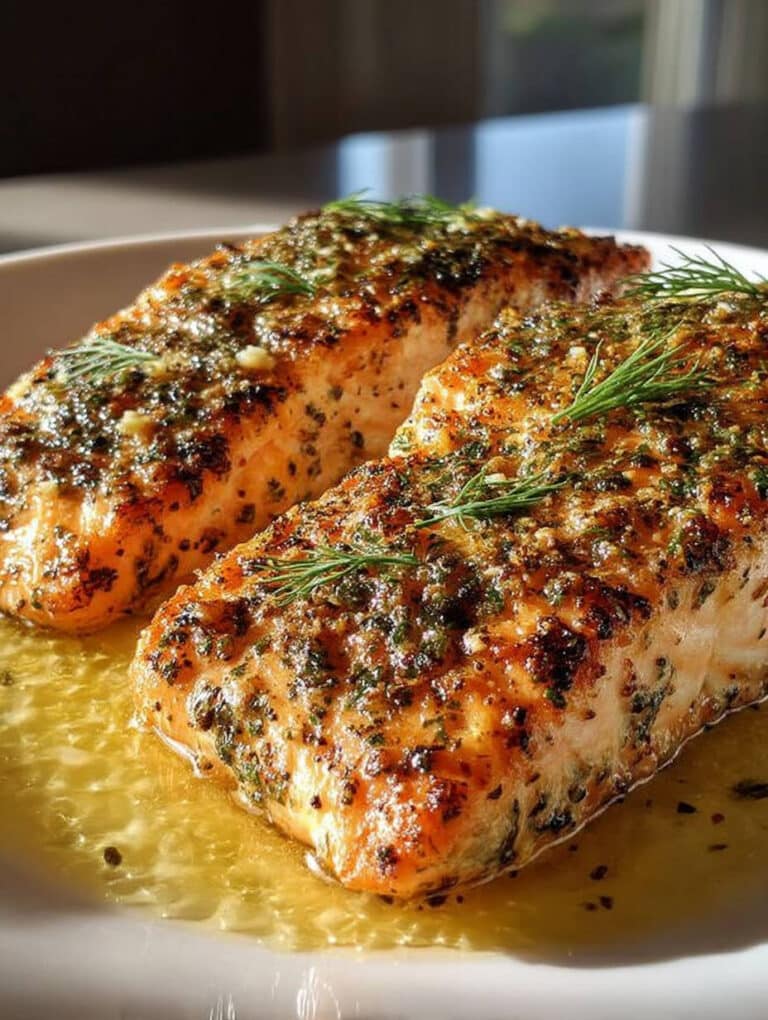 15-Minuten Airfryer Lachsfilet mit Zitronenbutter: Schnell, Einfach & Lecker Rezept