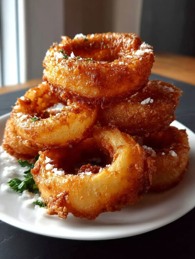 Knusprige Airfryer Zwiebelringe Rezept: Einfach, Schnell & Gesund
