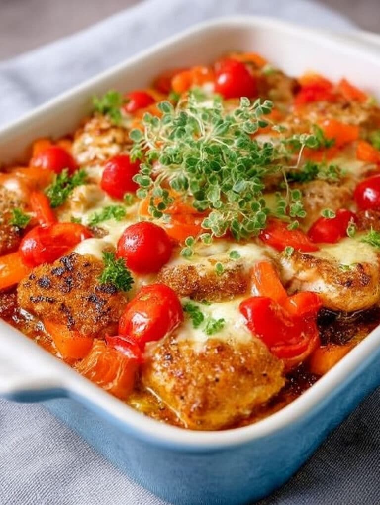 ABENDESSEN ZUM ABNEHMEN: Hähnchen mit Gemüse – Schnell, einfach & gesund