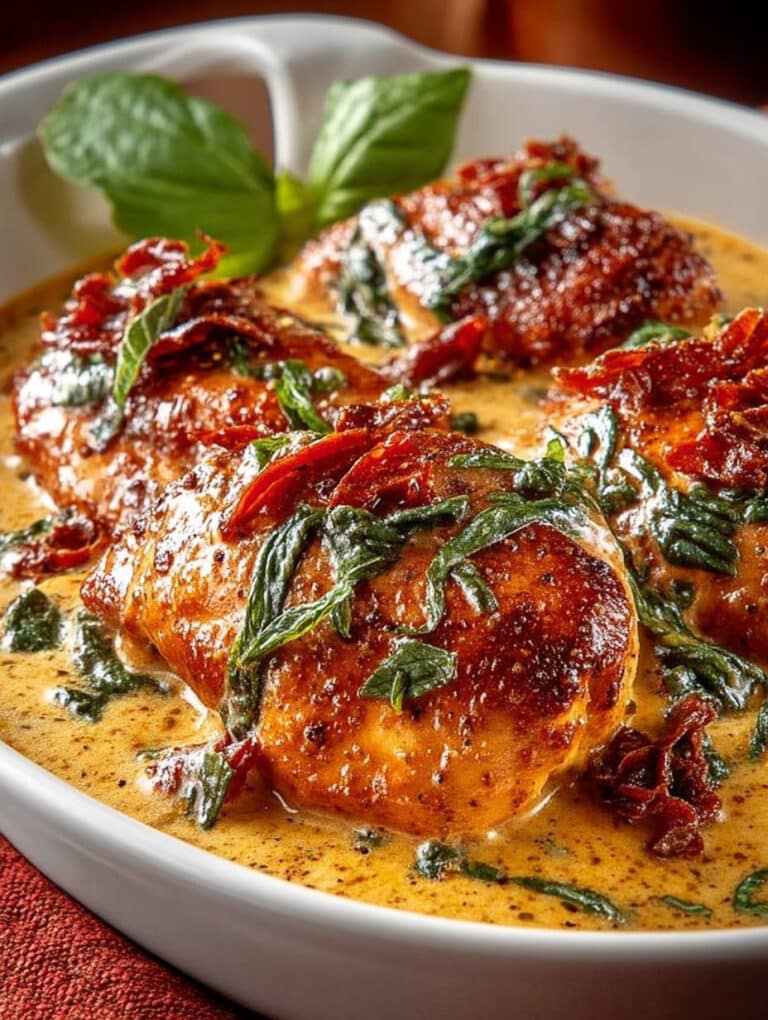 Toskanisches Sahne-Hähnchen Rezept: Cremig, schnell & einfach