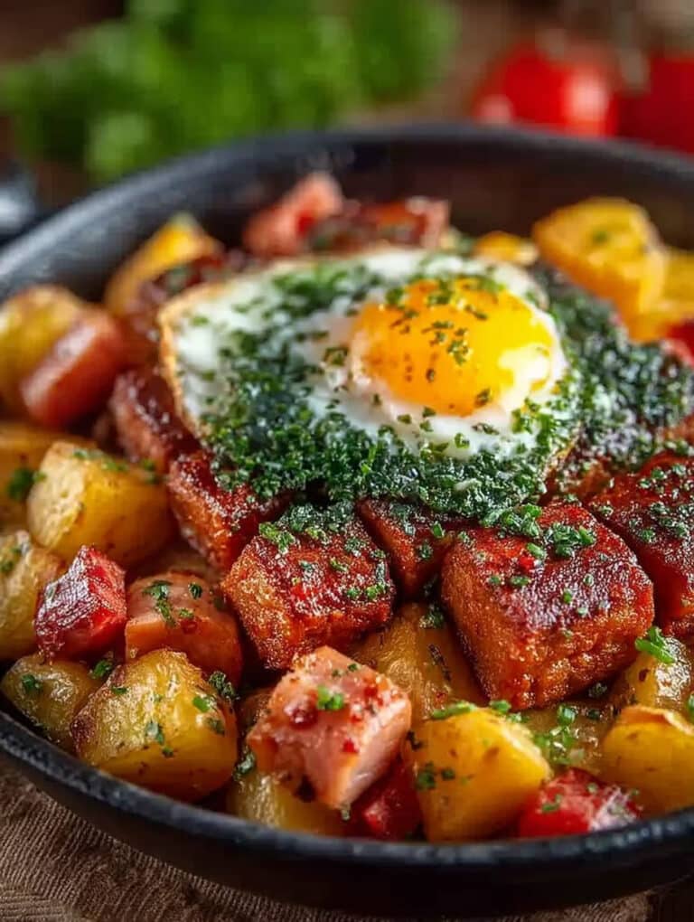 Kartoffel Leberkäse-Pfanne Rezept: Blitzschnell, einfach & familientauglich für den Feierabend