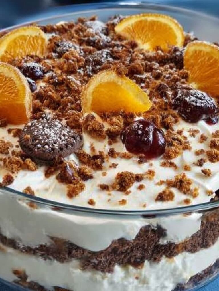 Festliches Weihnachtsdessert: Cremig, Knusprig & Einfach – Ein Familienliebling!