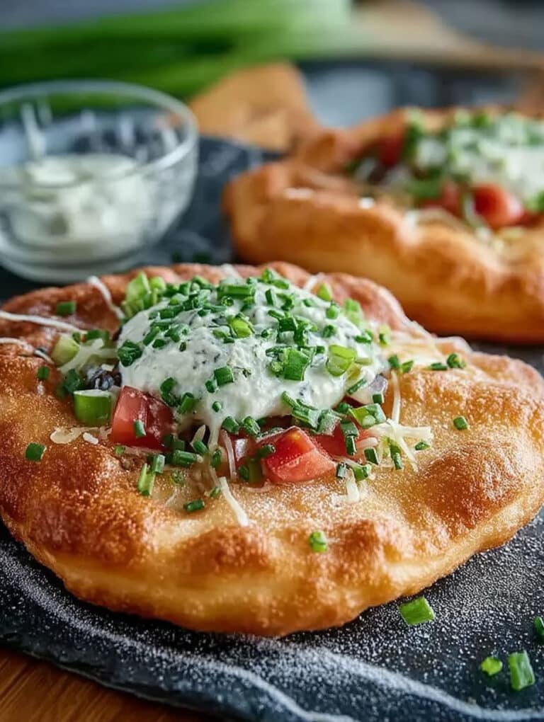 Langos aus der Heißluftfritteuse: Knusprig, Schnell & Einfach | Rezept