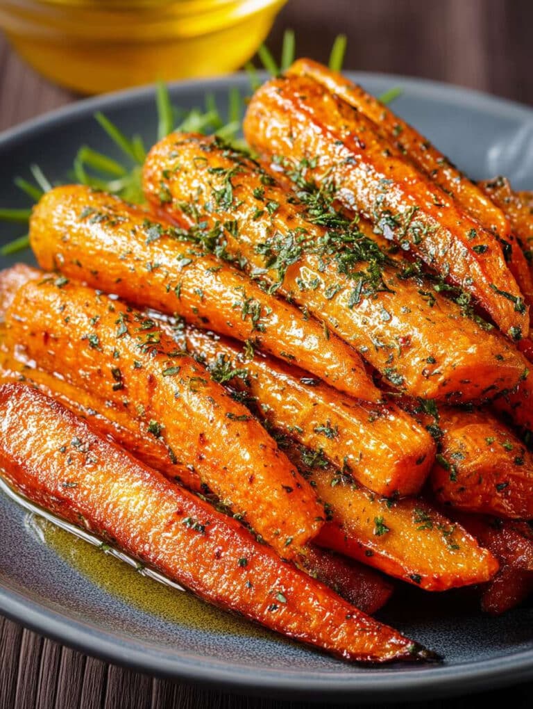 Geröstete Möhren mit Honig & Kräutern: Einfach, gesund & unwiderstehlich lecker
