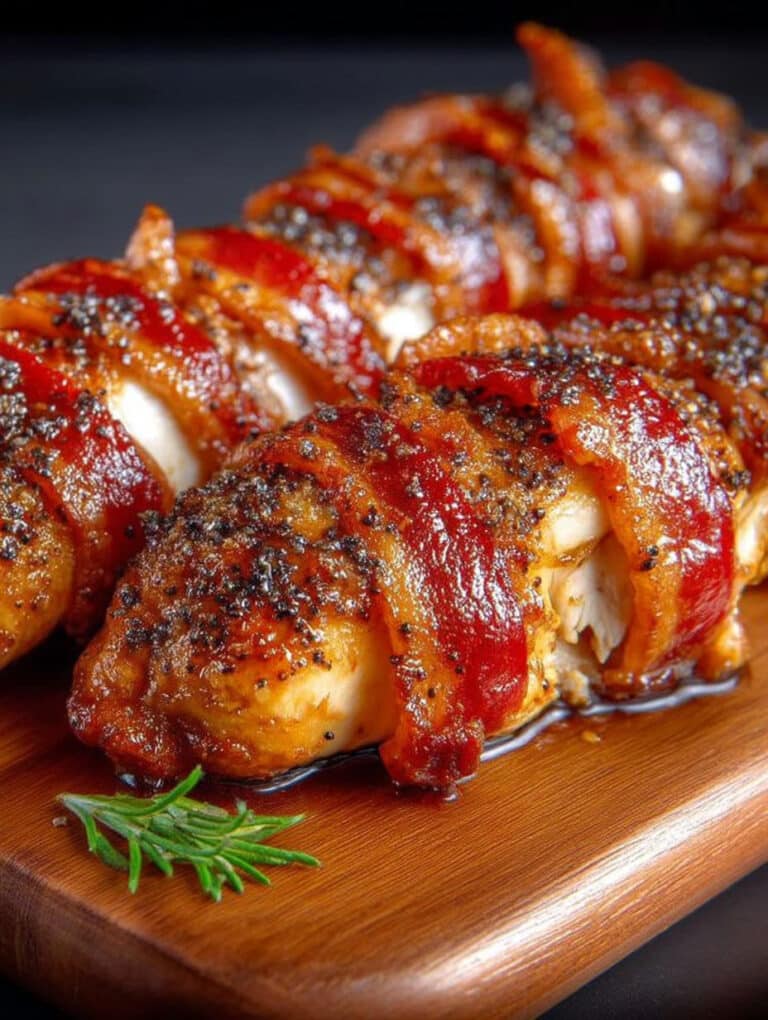 Bacon-Wrapped Hähnchenbrust: Saftig, Knusprig und Blitzschnell Zubereitet