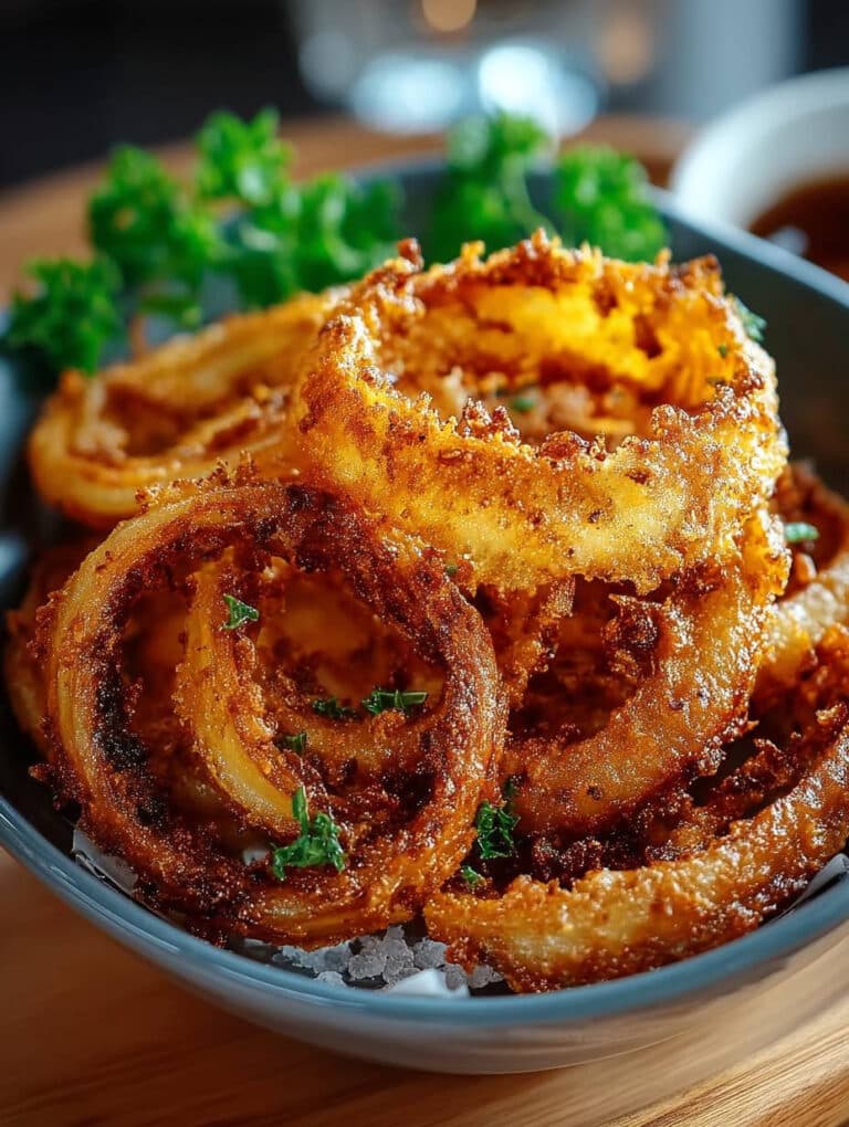 Knusprige Zwiebelringe selber machen: Einfaches Rezept für perfekten Crunch