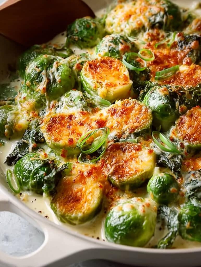 Cremige Rosenkohlpfanne: Schnelles, gesundes & abwandelbares Rezept