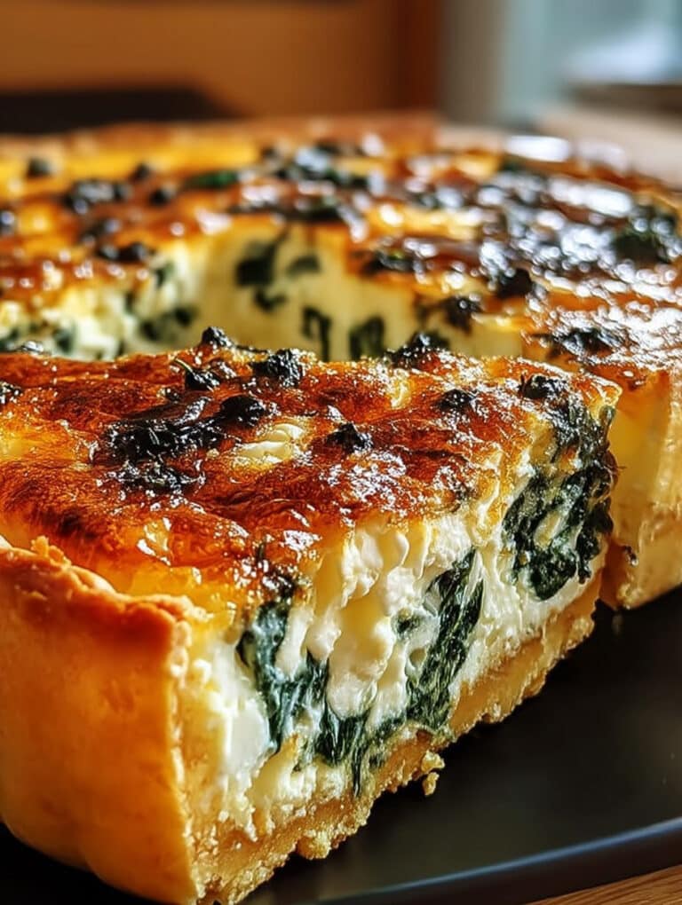 Hüttenkäse-Spinat-Quiche: Einfach, cremig & köstlich – Rezept für jeden Anlass