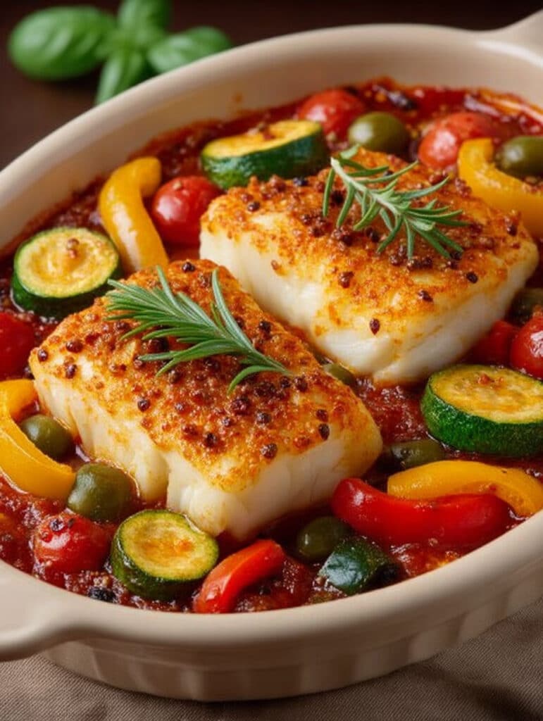 Mediterraner Fischauflauf: Schnelles, gesundes & vielseitiges Gericht mit frischen Aromen
