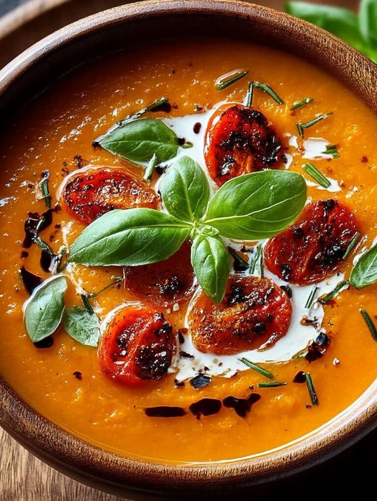 Geröstete Knoblauch-Tomaten-Suppe: Einfach, Raffiniert & Intensiv | Rezept