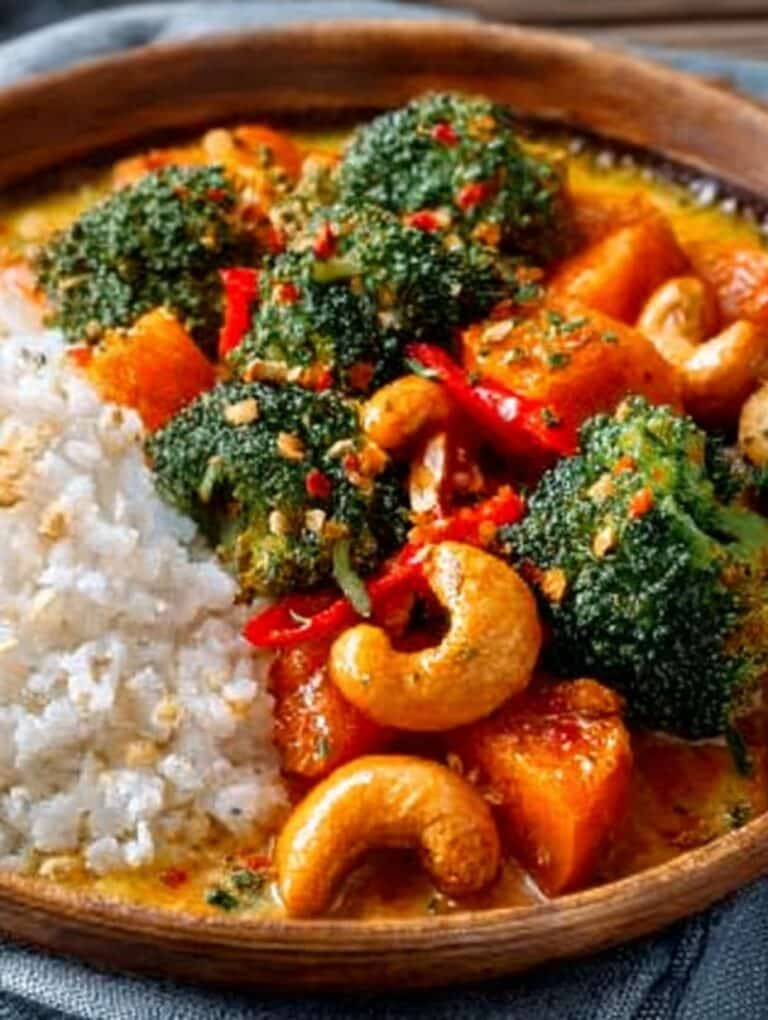 Süßkartoffel Brokkoli Curry: Cremiges & Gesundes Blitzgericht in unter 1 Stunde