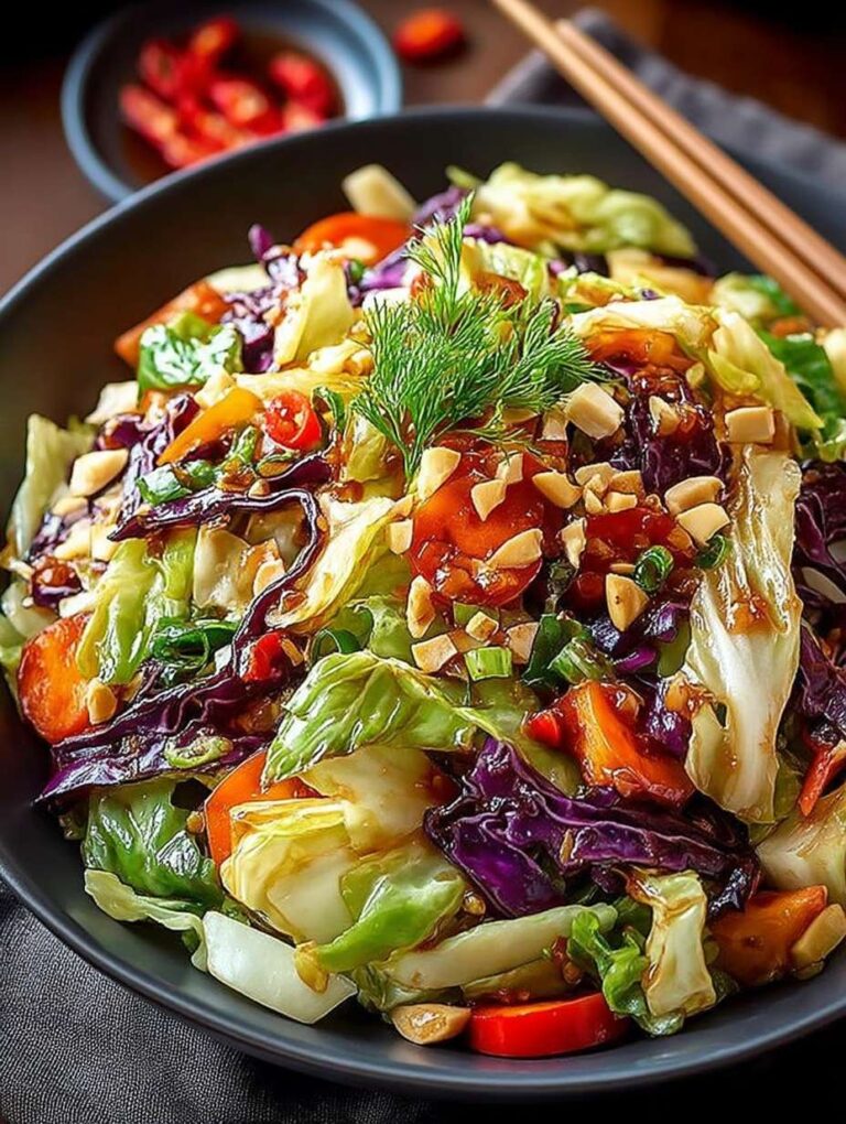 Asiatische Krautpfanne: Blitzschnelles, gesundes und vielseitiges Rezept