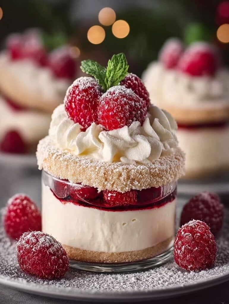 Vanillekipferl Dessert mit Himbeeren: Blitzschnelles & einfaches Rezept (vegan-option)
