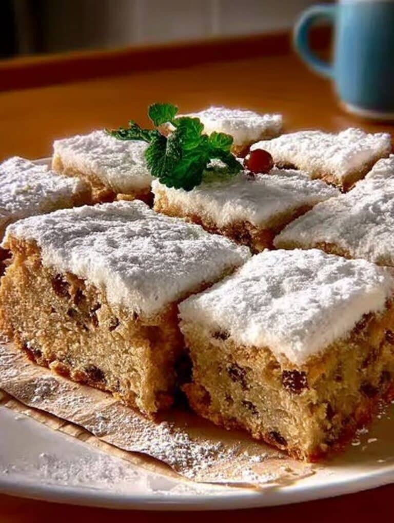 Schneller Stollenkuchen vom Blech: Saftig, aromatisch & blitzschnell gemacht