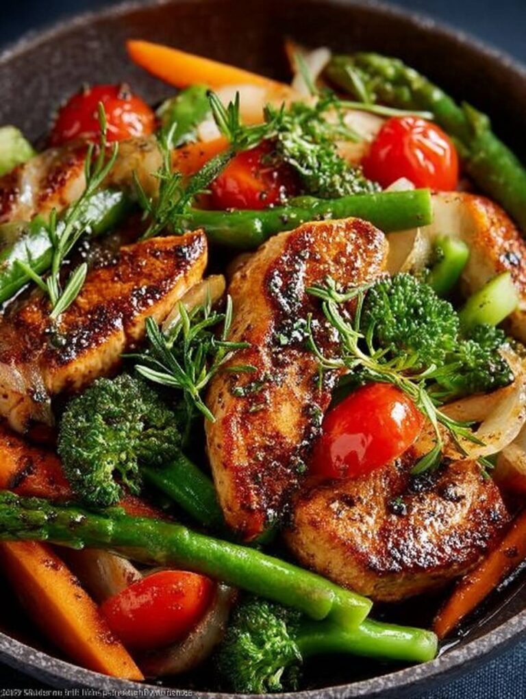 Fatburner-Abendessen: Schnelles & Gesundes Hähnchen-Gemüse aus dem Ofen