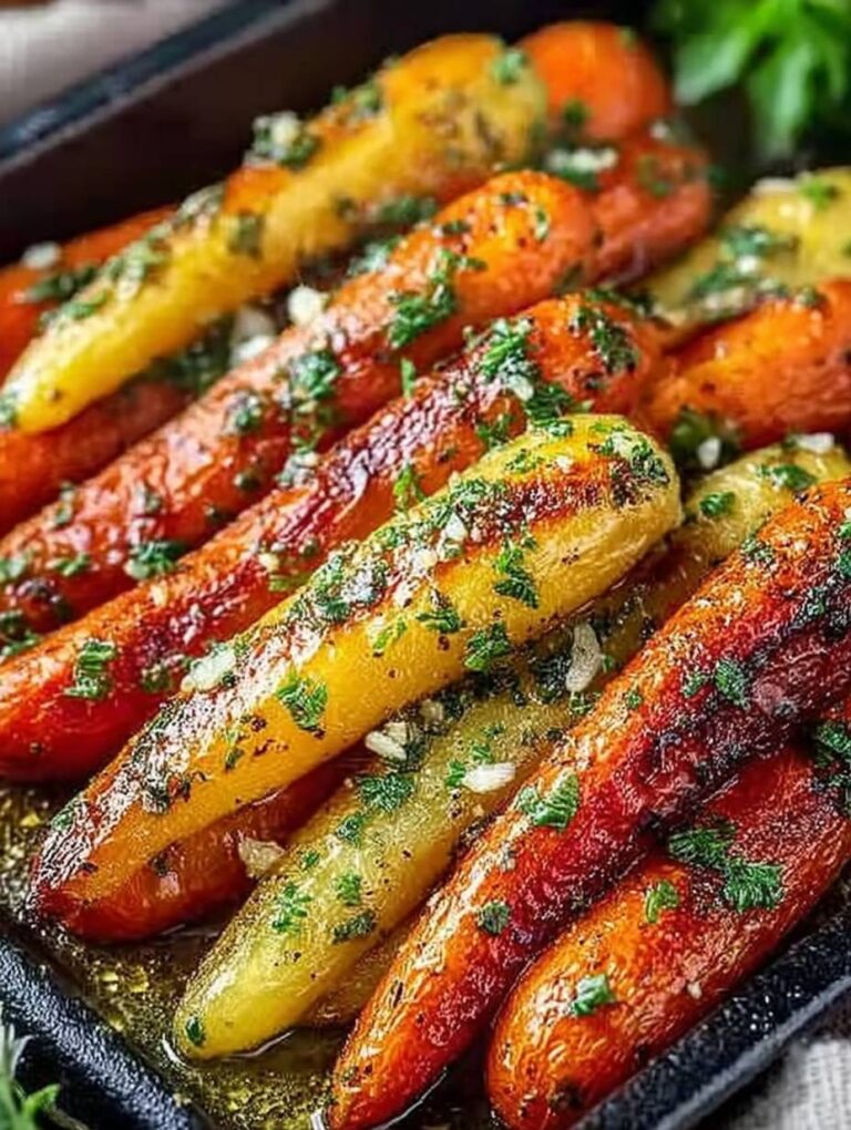 Honig Knoblauch Butter Röstkarotten: Einfach, schnell & unwiderstehlich lecker