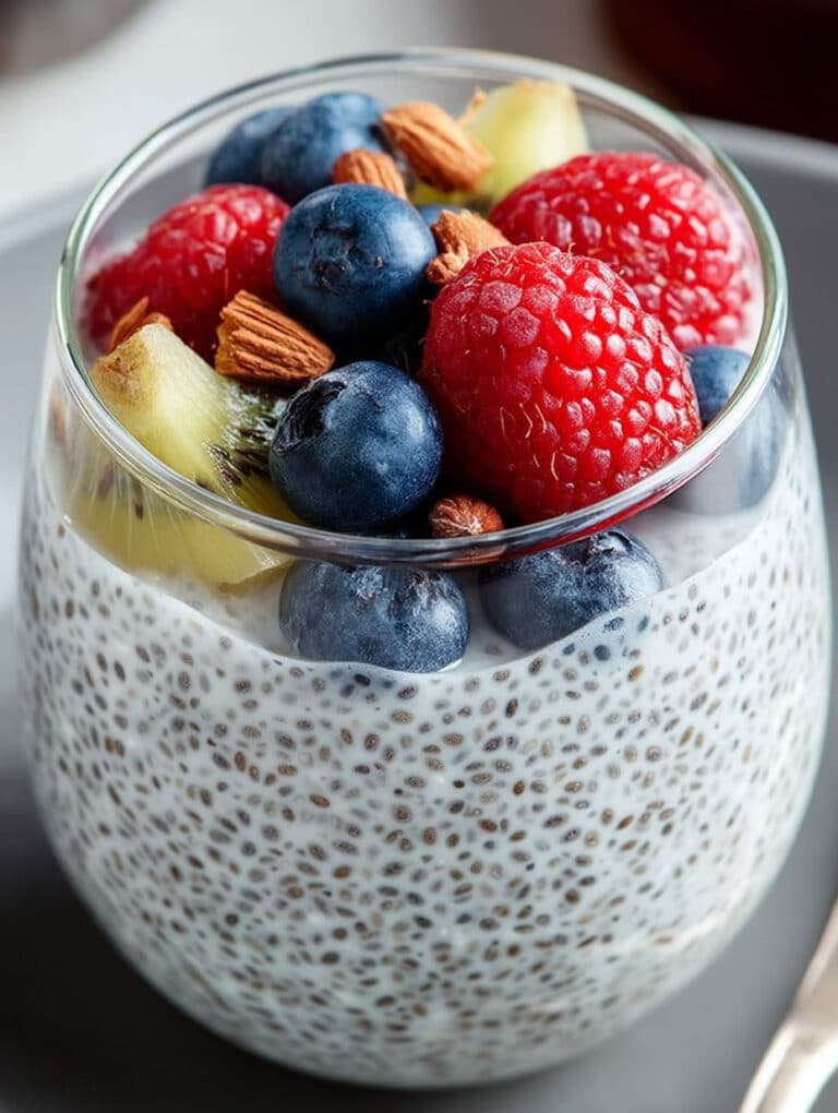 Gesunder Chia Pudding mit Milch: Das einfache & schnelle Rezept für Frühstück & Snack