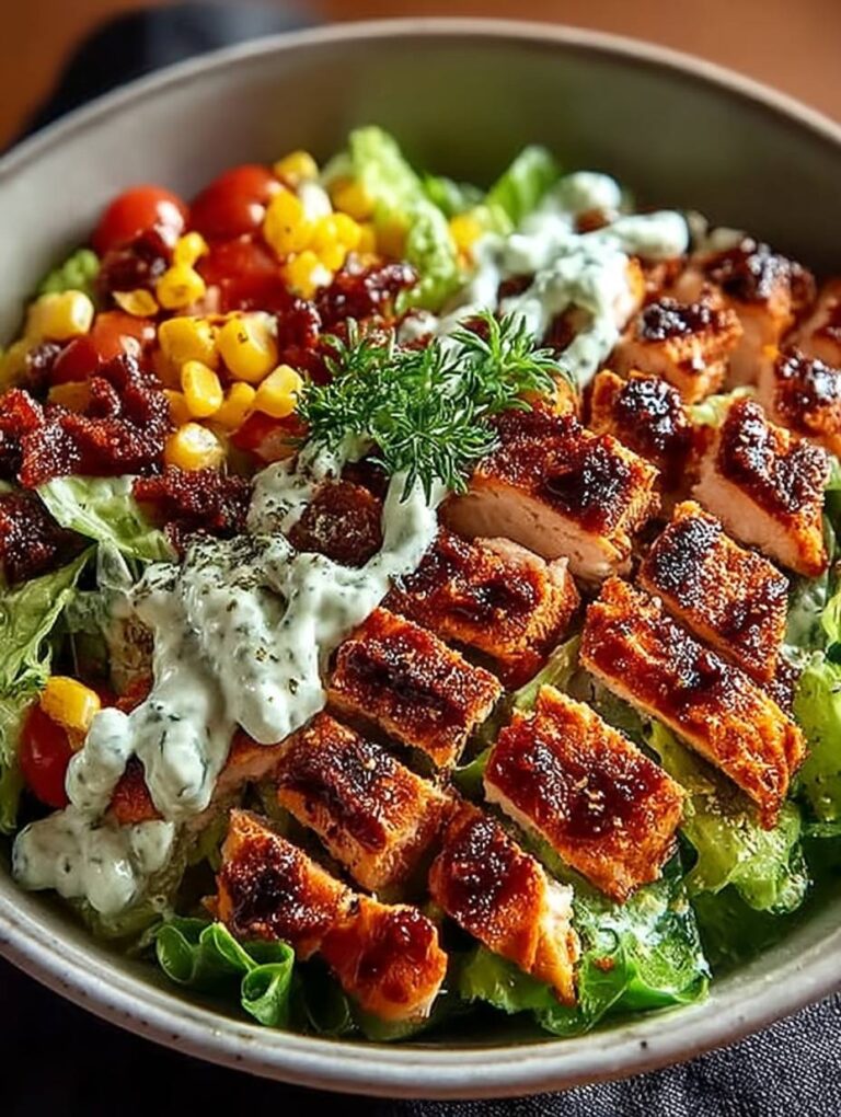 BBQ Hähnchen Salat Rezept: Schnell, Saftig & Vielseitig – Perfekt für Alltag & Grillparty