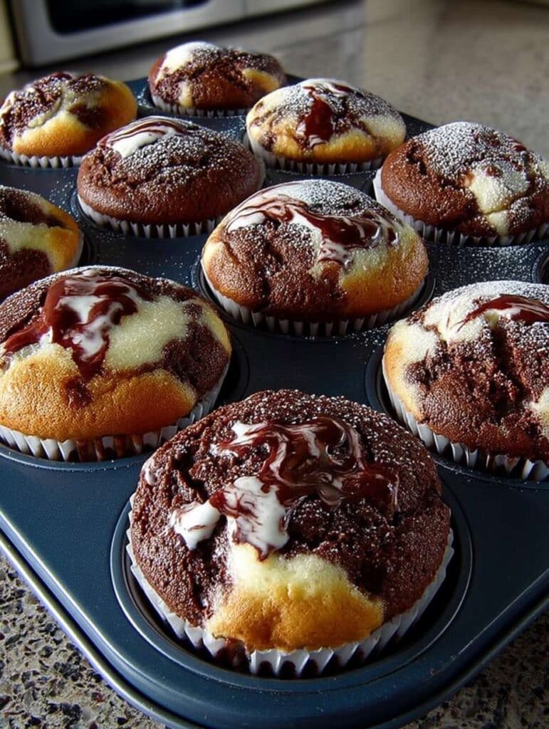 Schoko Käsekuchen Muffins: Einfaches Rezept für cremigen Genuss